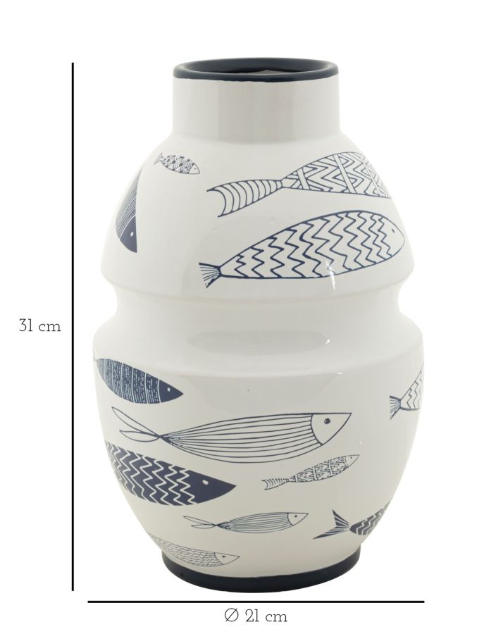 VASE FISH CM Ø 21X31 - slika 6