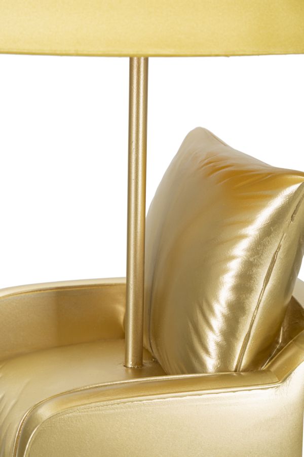 TABLE LAMP MIDCENTURY YELLOW CM Ø 26X46 - slika 5