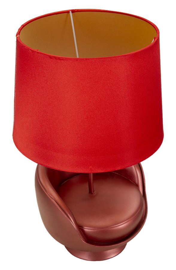 TABLE LAMP MIDCENTURY RED CM Ø 26X43 - slika 4