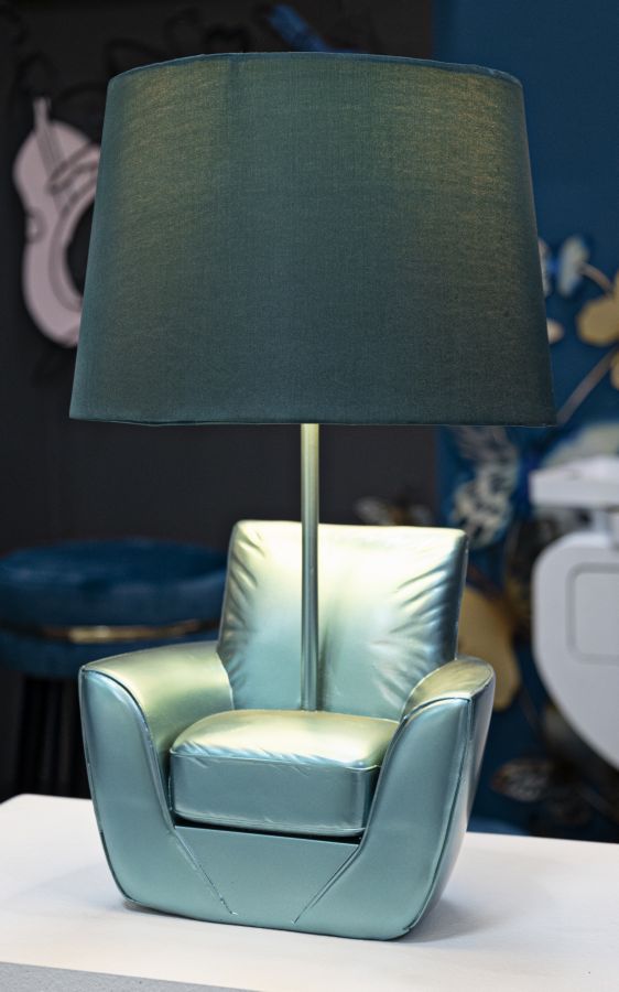 TABLE LAMP MIDCENTURY
TURQUOISE CM Ø 26X43 - slika 5