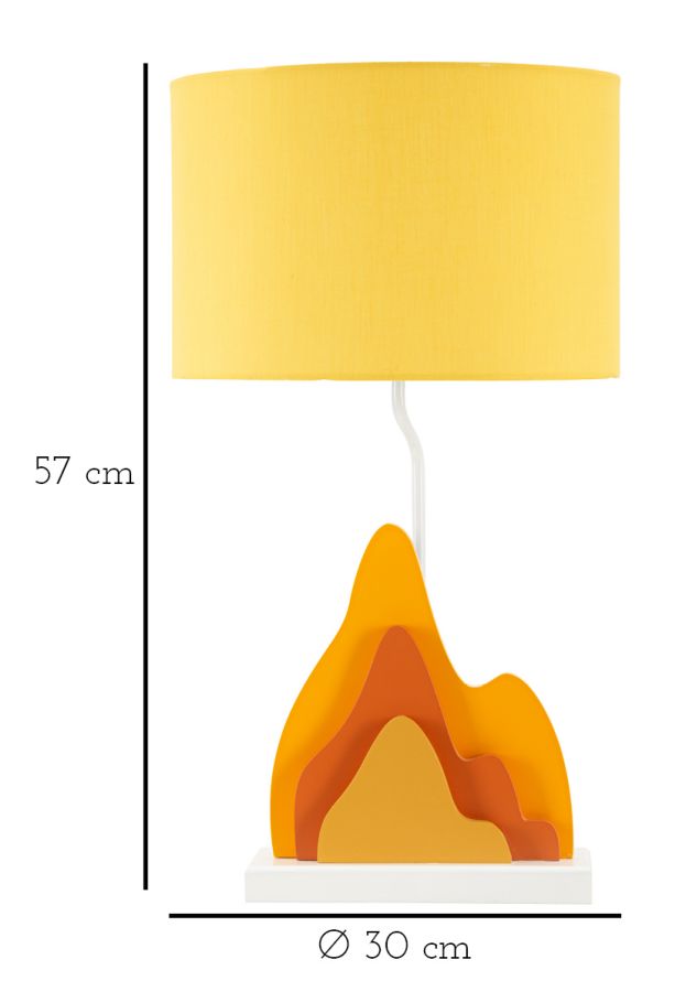 TABLE LAMP COLOR -A- CM 30X57 - slika 7