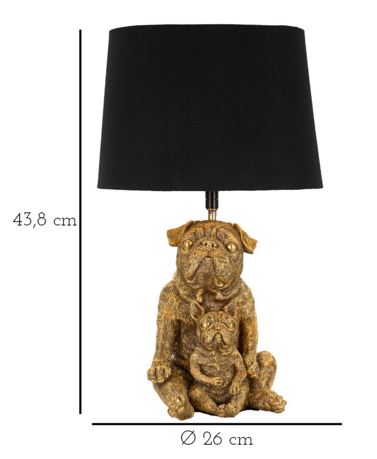 TABLE LAMP DOG CM Ø 26X43,8 - slika 7