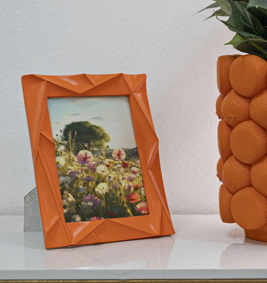 PHOTOFRAME ORANGY CM 20,8X2X26 (INSIDE PHOTO SIZE CM 15X20) - slika 5