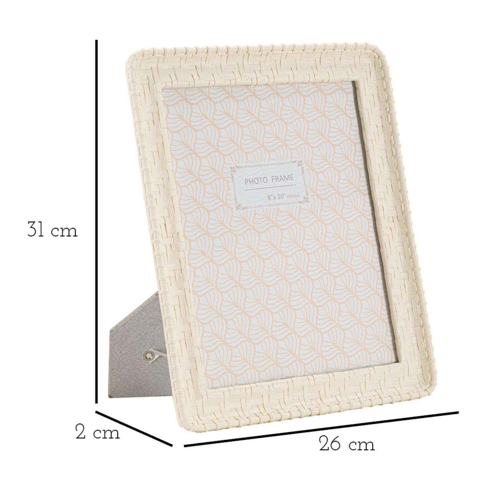 PHOTOFRAME BAMBOO STYLE CM 26X2X31 (INSIDE PHOTO SIZE CM 20X25) - slika 6