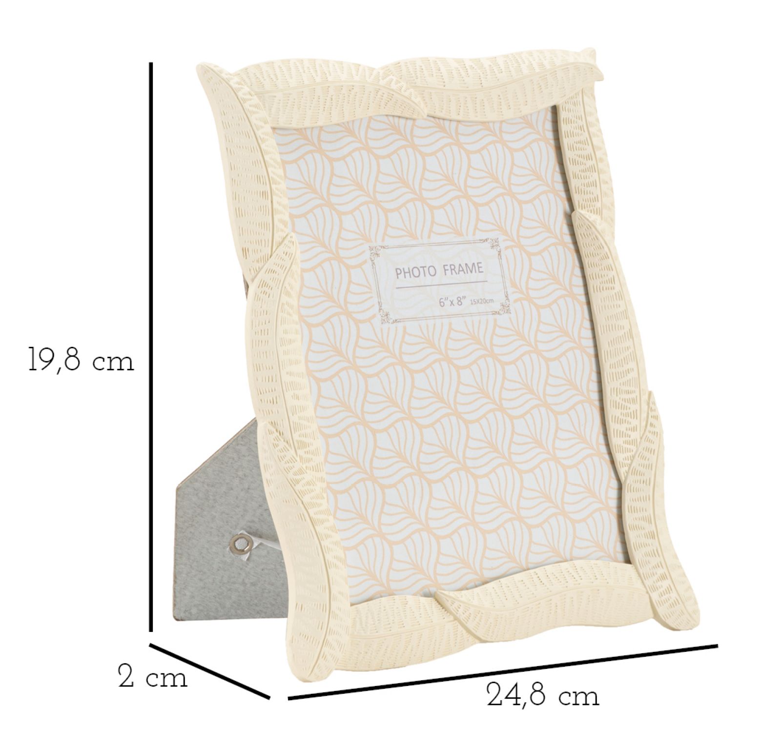 PHOTOFRAME SNAKE CM 19,8X2X24,8 (INSIDE PHOTO SIZE CM 15X20) - slika 6