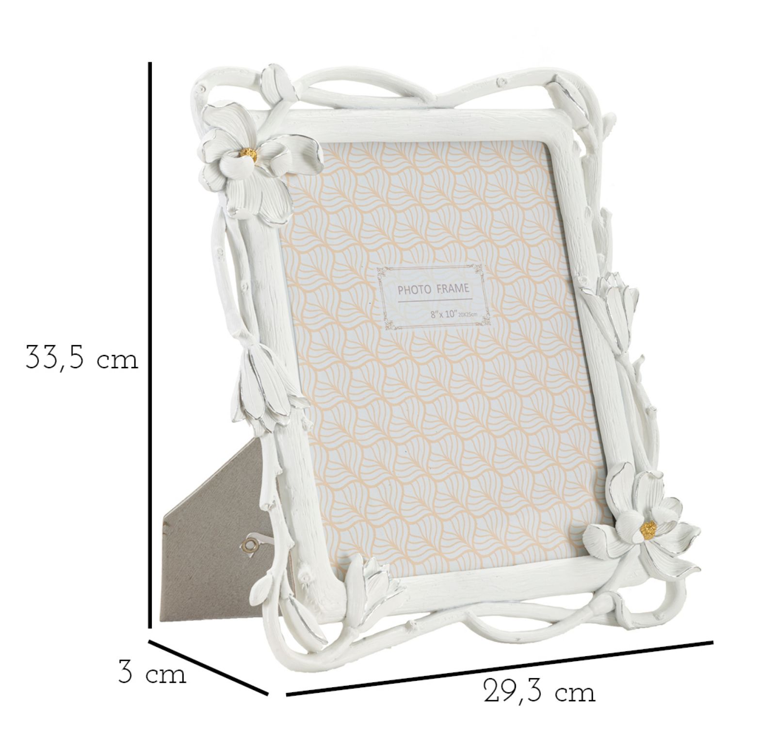 PHOTOFRAME MAGNOLIA CM 29,3X3X33,5 (INSIDE PHOTO SIZE CM 20X25) - slika 6