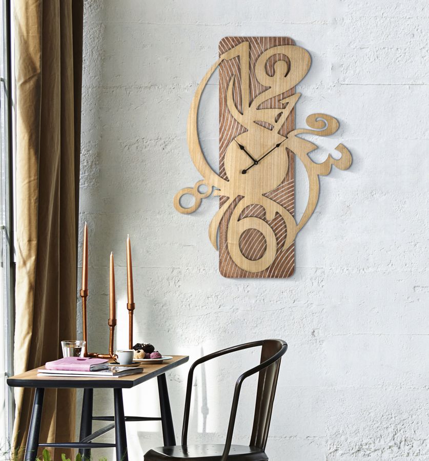 WALL CLOCK WOLLY CM 70X4,4X93 - slika 5