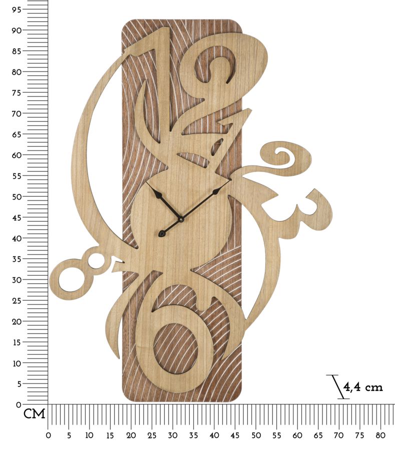 WALL CLOCK WOLLY CM 70X4,4X93 - slika 6