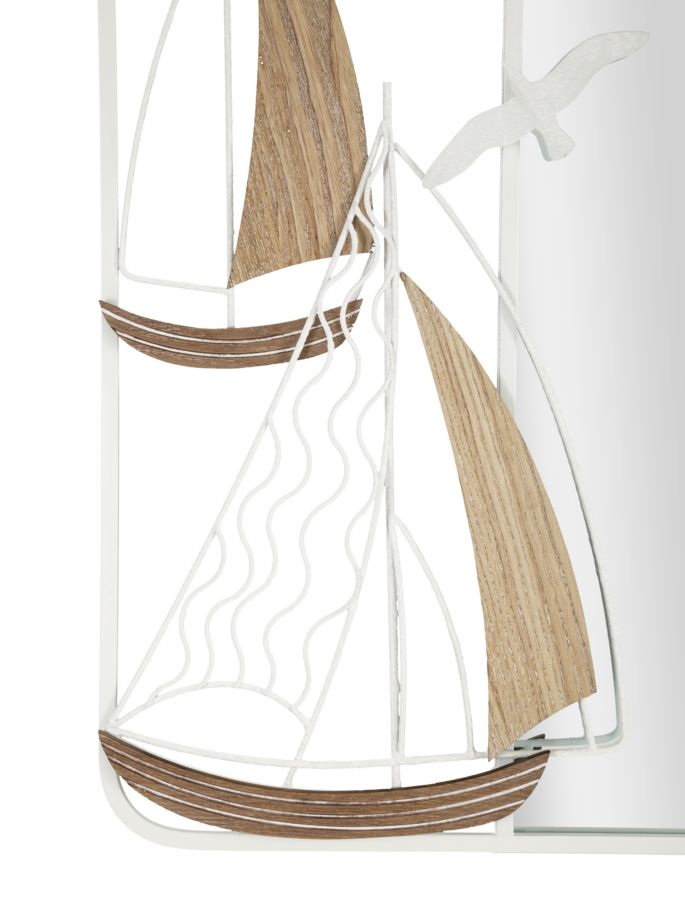 WALL MIRROR ADRIATIC CM 60X4,4X60 - slika 2