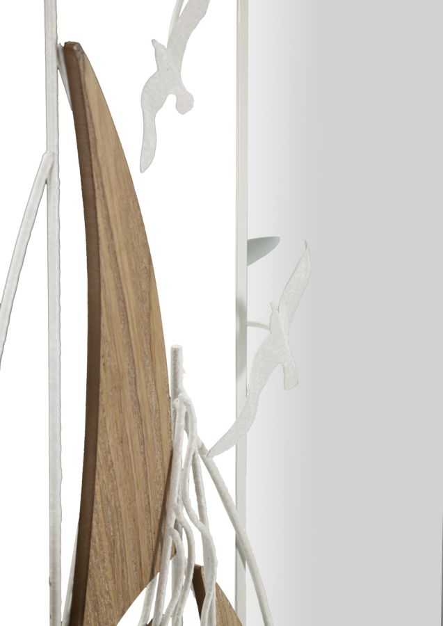 WALL MIRROR ADRIATIC CM 60X4,4X60 - slika 4