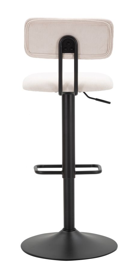 BAR STOOL WITH LIFT LIGHT WHITE CM 41X47,5X85-106,5(SEAT CM 61-83) SET 2PCS - slika 6