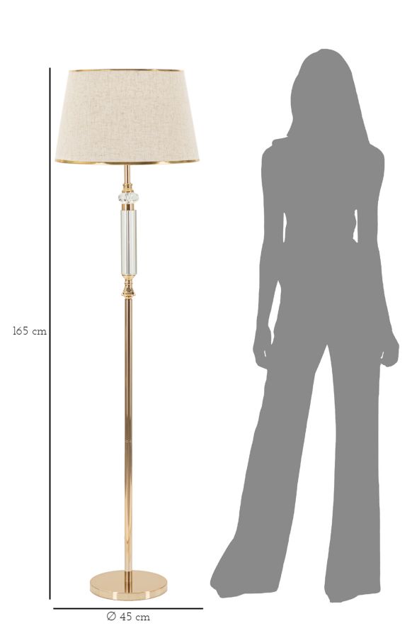 FLOOR LAMP PRAGA CM Ø 45X165 - slika 6