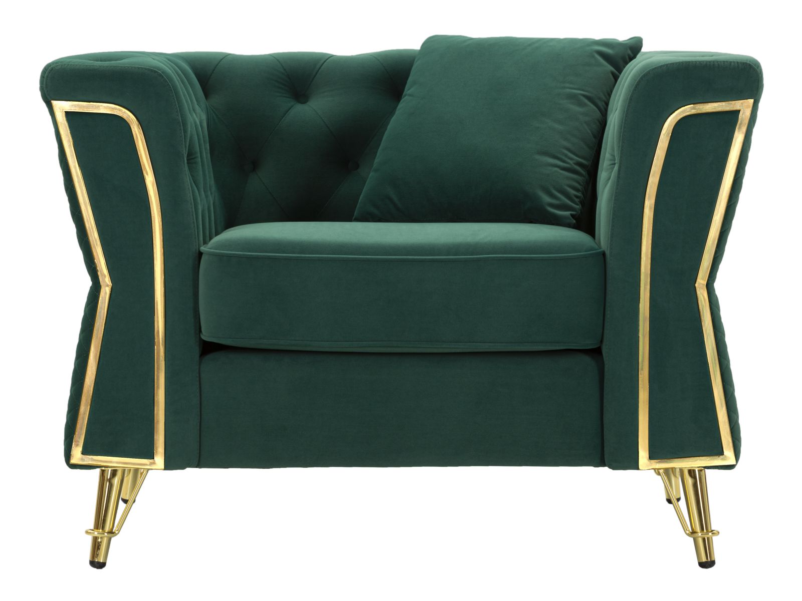 ARMCHAIR EMY GREEN WITH CUSHION CM 104X83X76 - slika 2