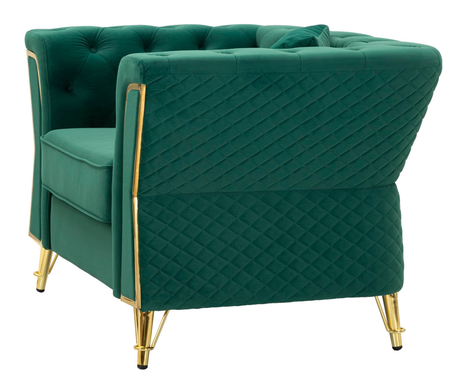 ARMCHAIR EMY GREEN WITH CUSHION CM 104X83X76 - slika 3