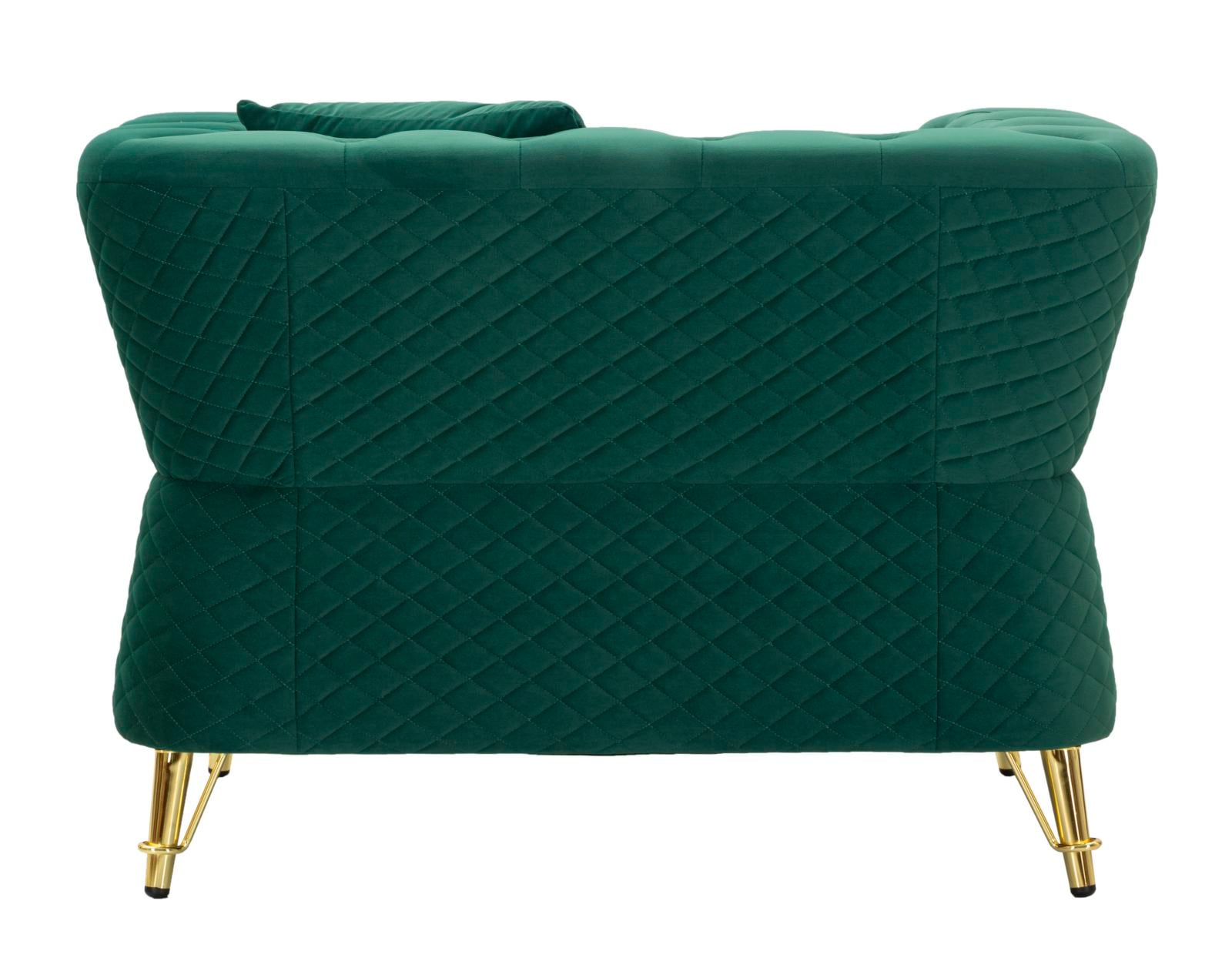 ARMCHAIR EMY GREEN WITH CUSHION CM 104X83X76 - slika 7