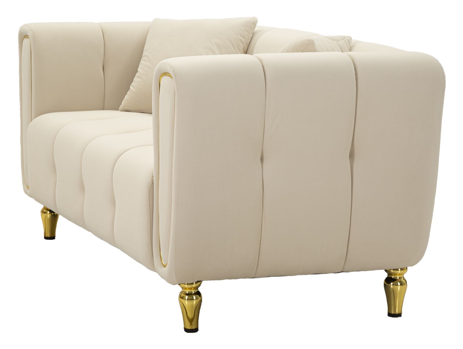 SOFA ALMA CREAM WITH CUSHIONS CM 155X81X71 - slika 3