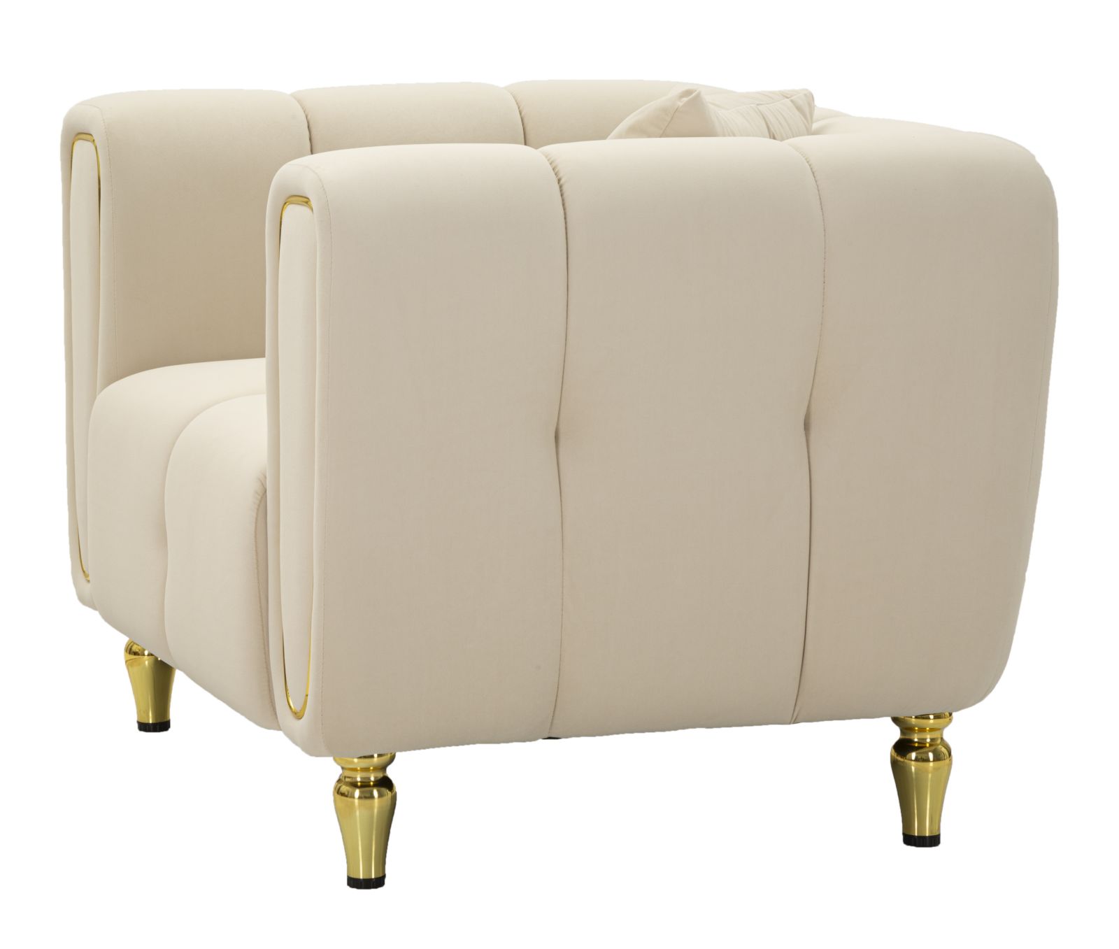 ARMCHAIR ALMA CREAM WITH CUSHION CM 97X81X71 - slika 3