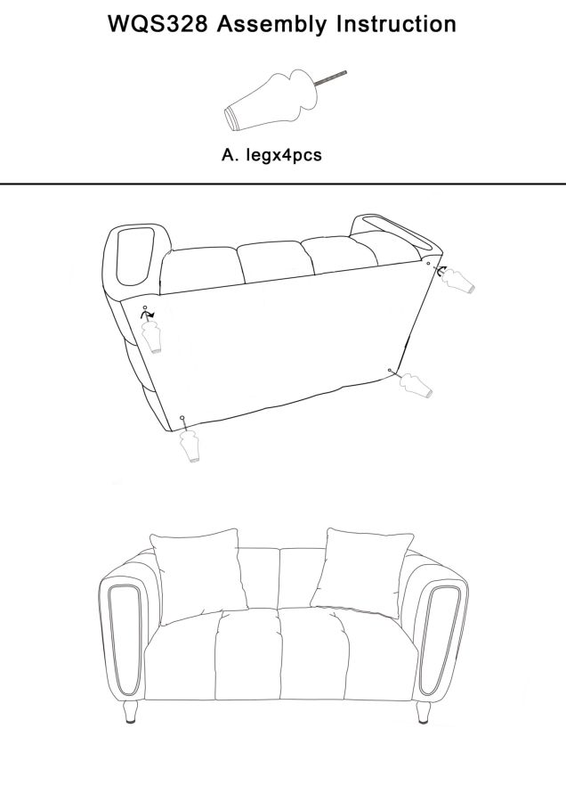 ARMCHAIR ALMA CREAM WITH CUSHION CM 97X81X71 - slika 12
