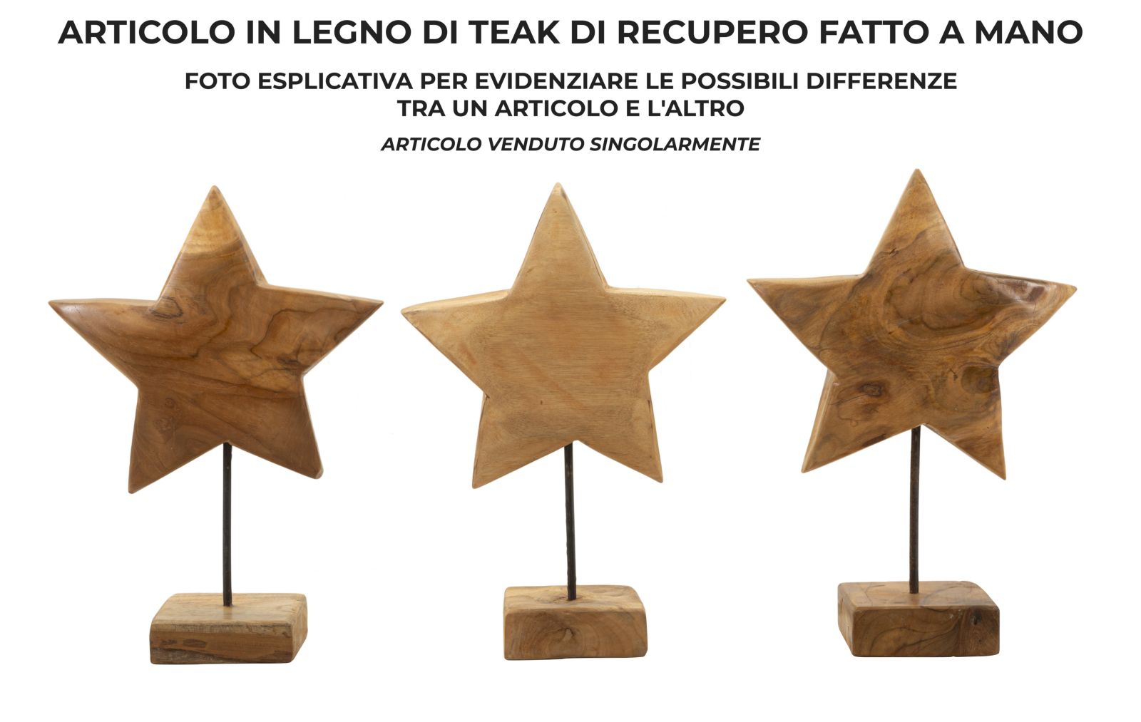 STAR SCULPTURE TEAK CM 28X1242 - slika 8