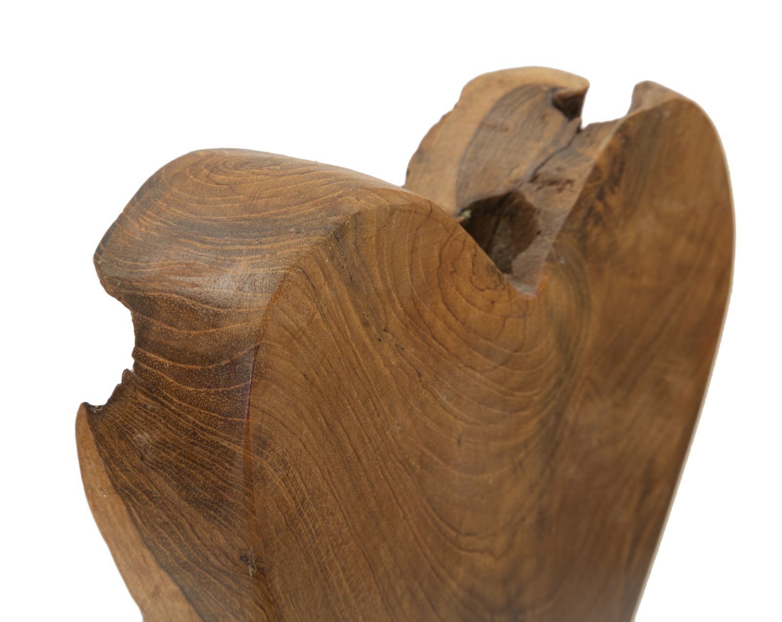 HEART SCULPTURE TEAK CM 15X10X35 - slika 6