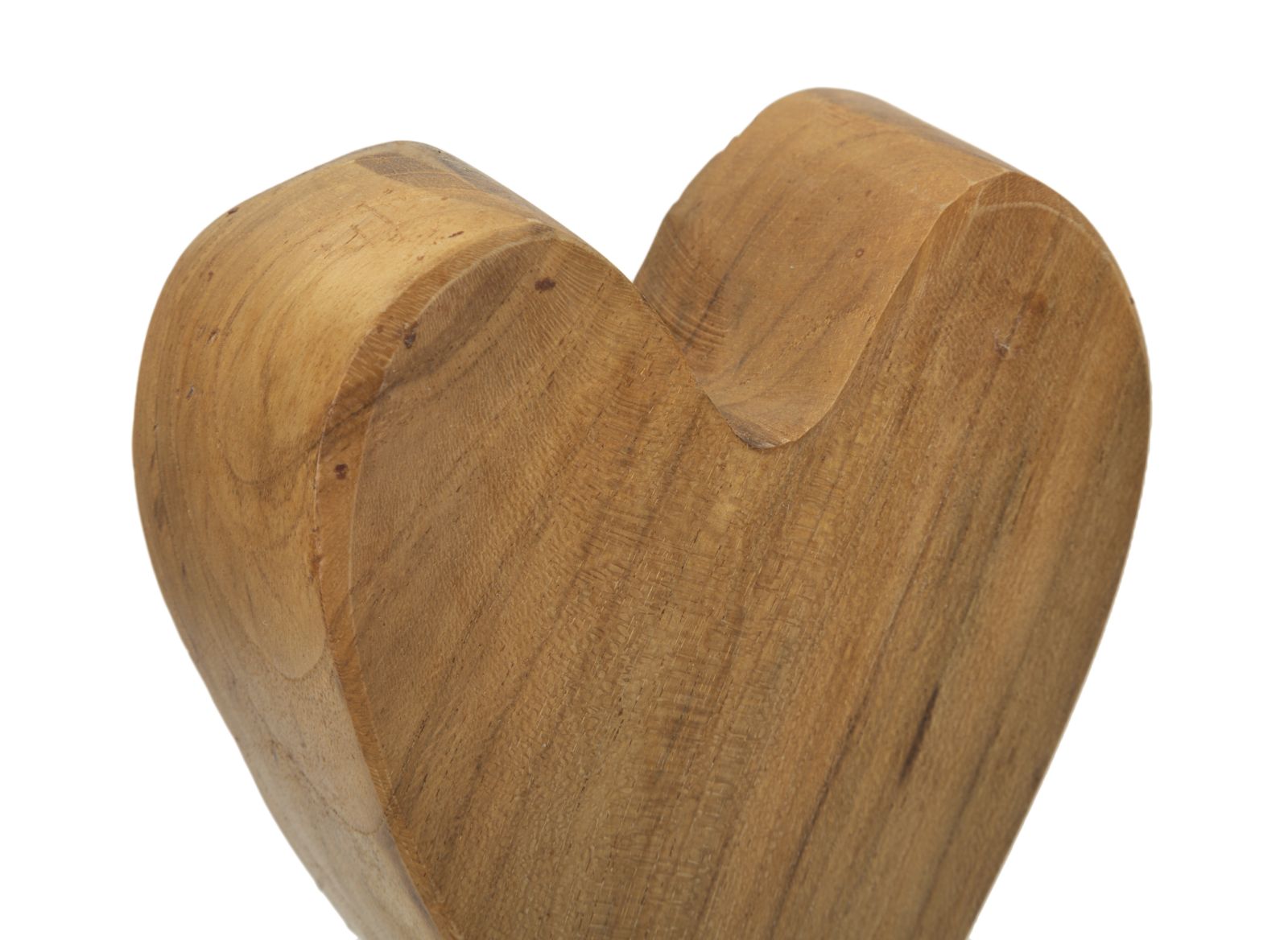 HEART SCULPTURE TEAK CM 10X10X25 - slika 5