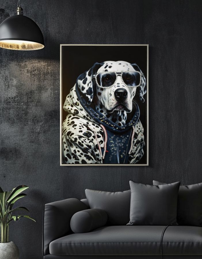 LAQUARED WALL PANTING WITH FRAME TRAP CM 53X3X73 - slika 6