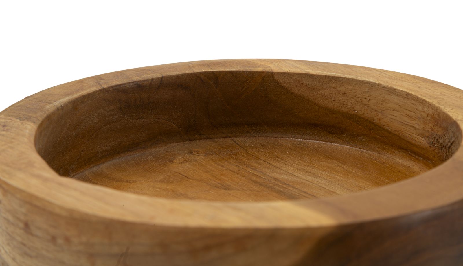 TRAY ERUSI SIMPLE TEAK CM Ø 15X9,5 - slika 3