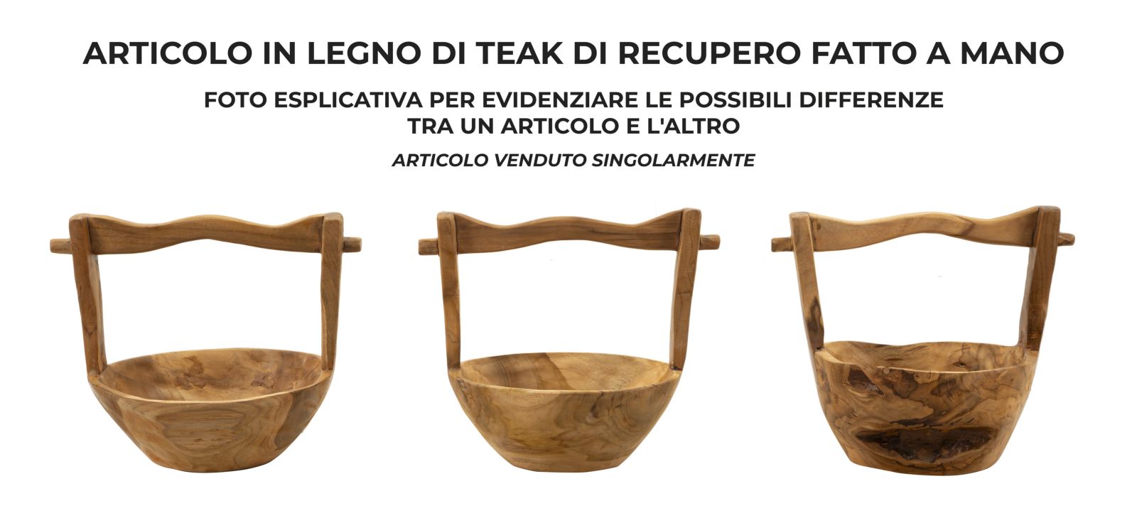TRAY TIMBO TEAK CM 32X25X27 - slika 6