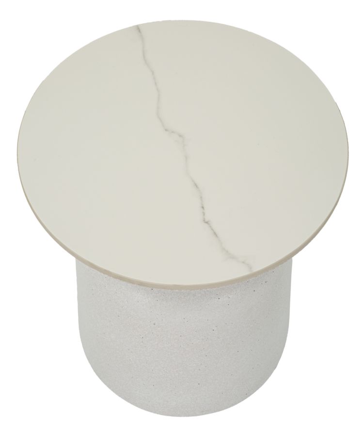 TABLE WHITE FUSH CM Ø 40X47 - slika 2
