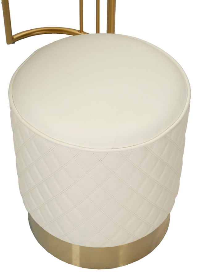 BED DESK SHARON WHITE WITH STOOL CM 120X40X75 (STOOL SIZE Ø36X39) - slika 7