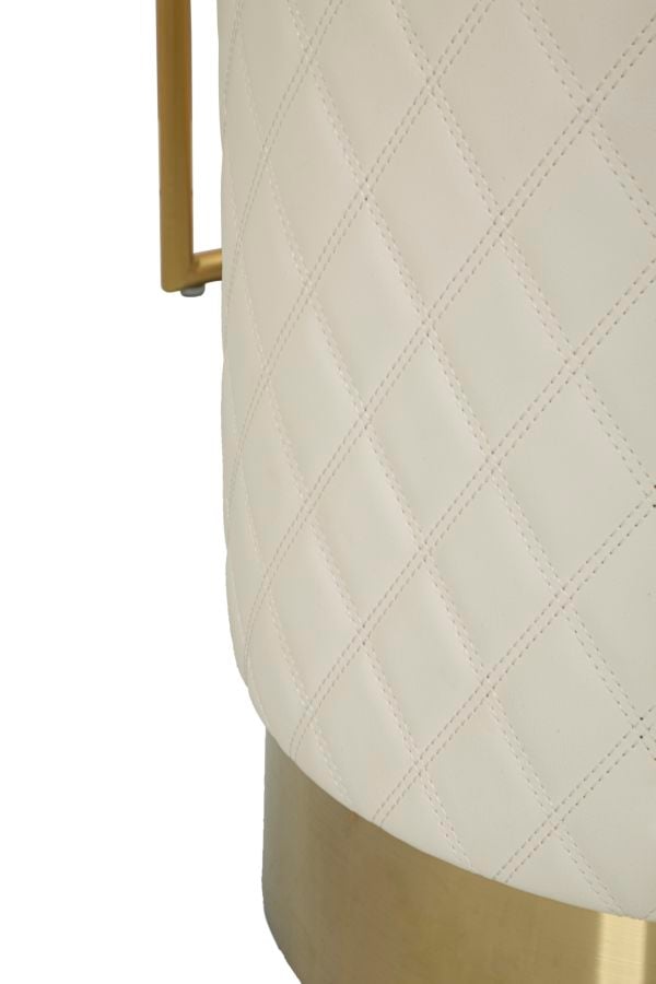 BED DESK SHARON WHITE WITH STOOL CM 120X40X75 (STOOL SIZE Ø36X39) - slika 8