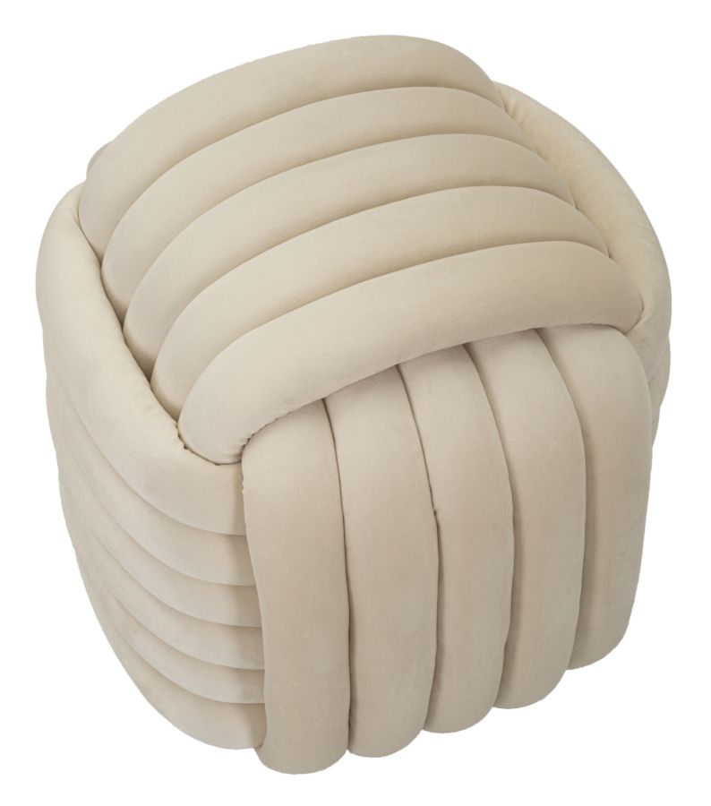 STOOL SOFTY CREAM CM 45X45X45 - slika 3