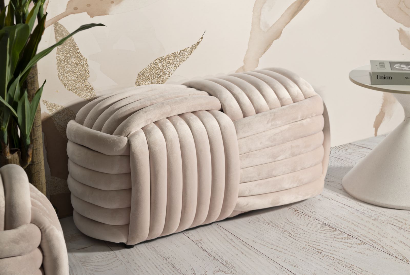 Softy klop 90X45X45cm - roza - slika 17