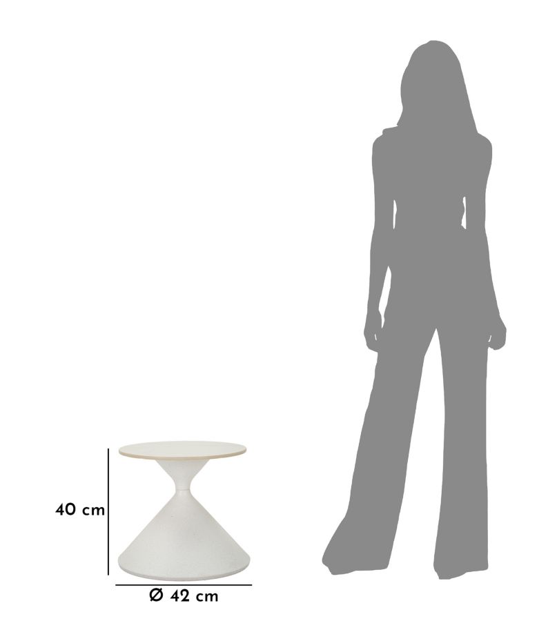 TABLE WHITE CM Ø 42x40 - slika 7