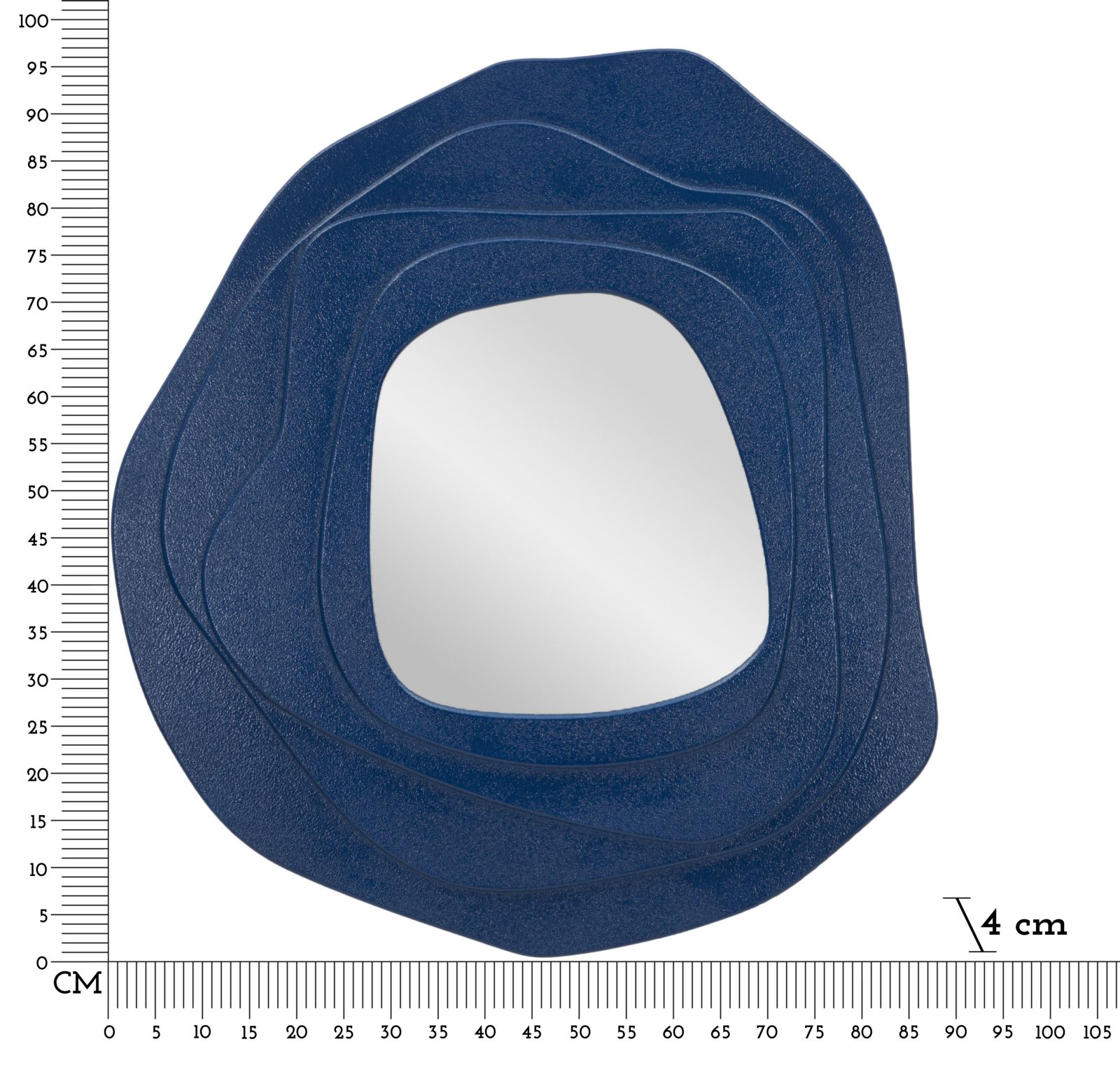WALL MIRROR DALIA BLUE CM 90X4X97 - slika 7
