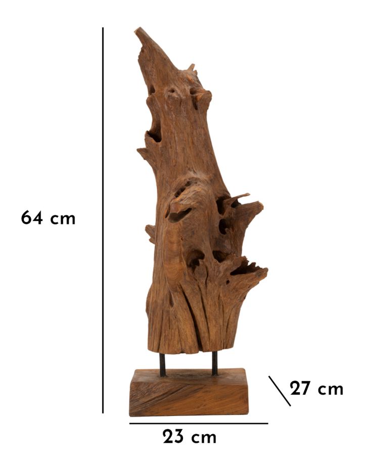 AKAR SCULPTURE TEAK CM 23X27X64 - slika 9