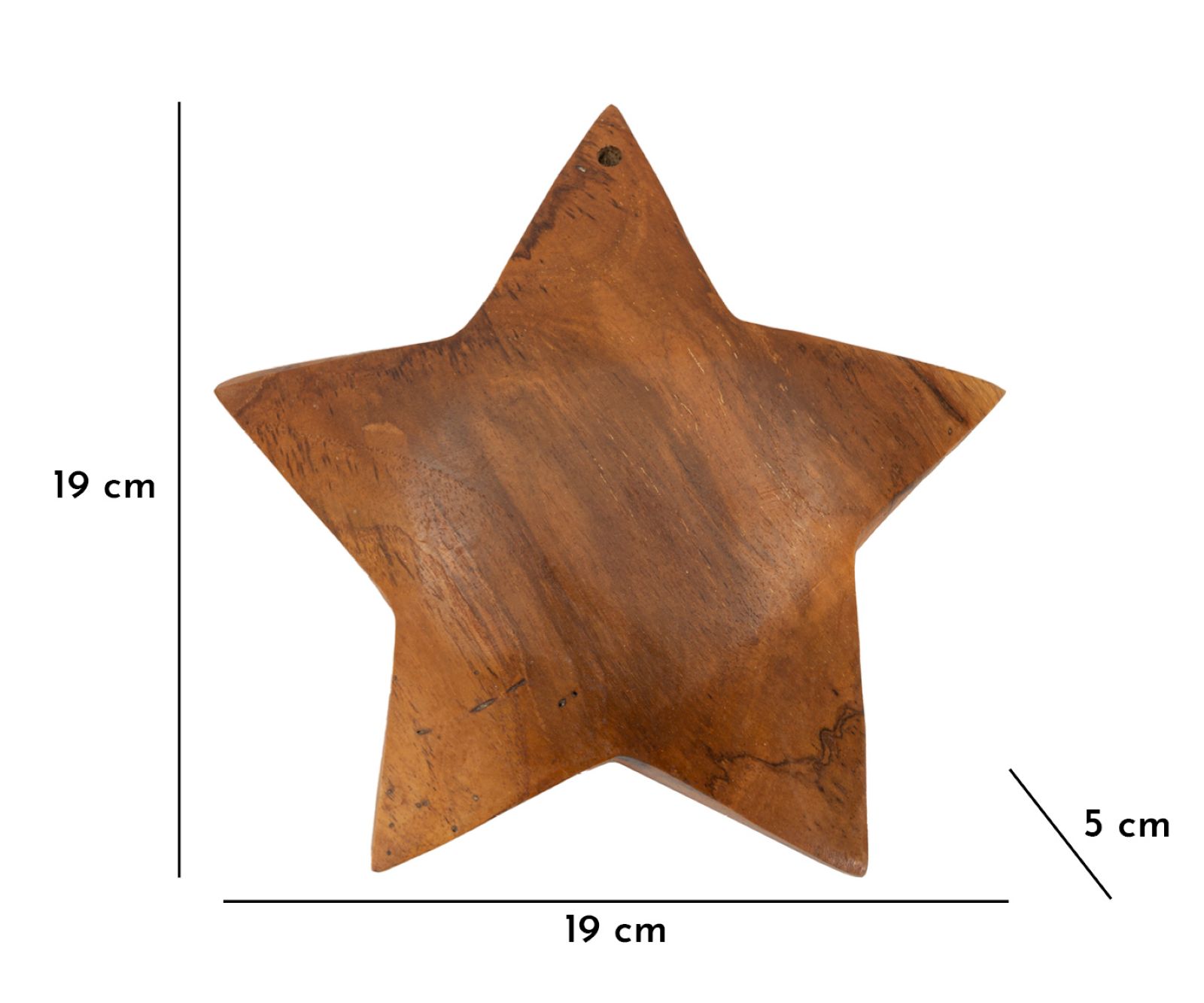 BINTANG SCULPTURE TEAK CM Ø 19X5 - slika 10