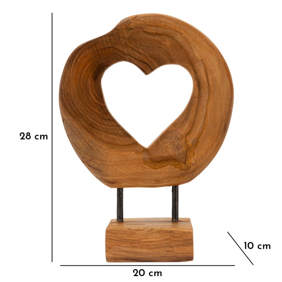 HASI SCULPUTRE TEAK CM 20X10X28 - slika 9