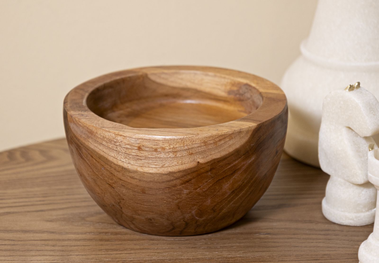 TRAY ERUSI SIMPLE TEAK CM Ø 15X9,5 - slika 7