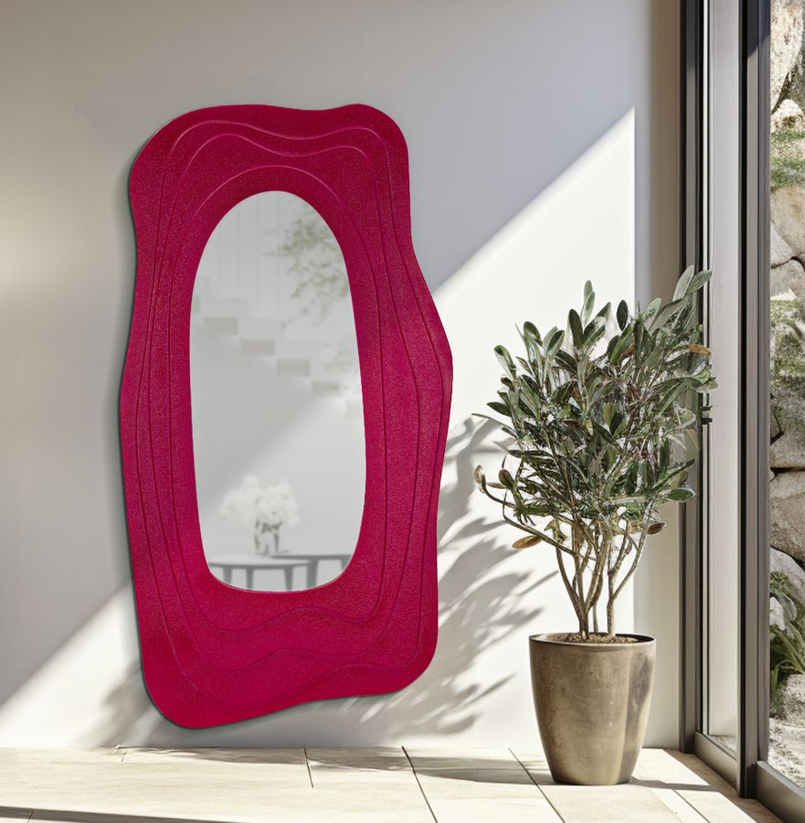 WALL MIRROR DAFNE FUXIA CM 90X4X165 - slika 6