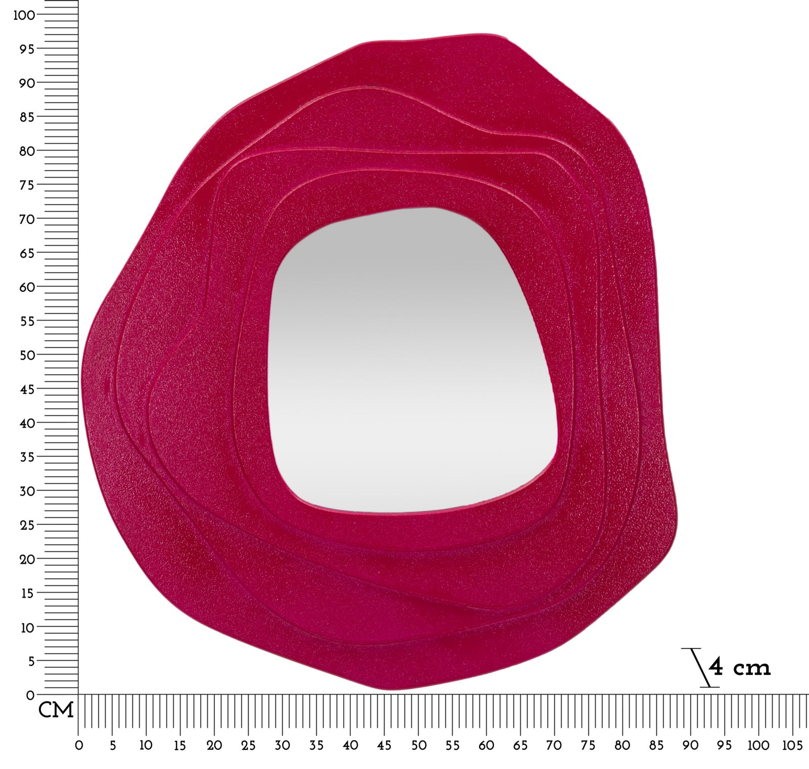 WALL MIRROR DALIA FUXIA CM 90X4X97 - slika 7