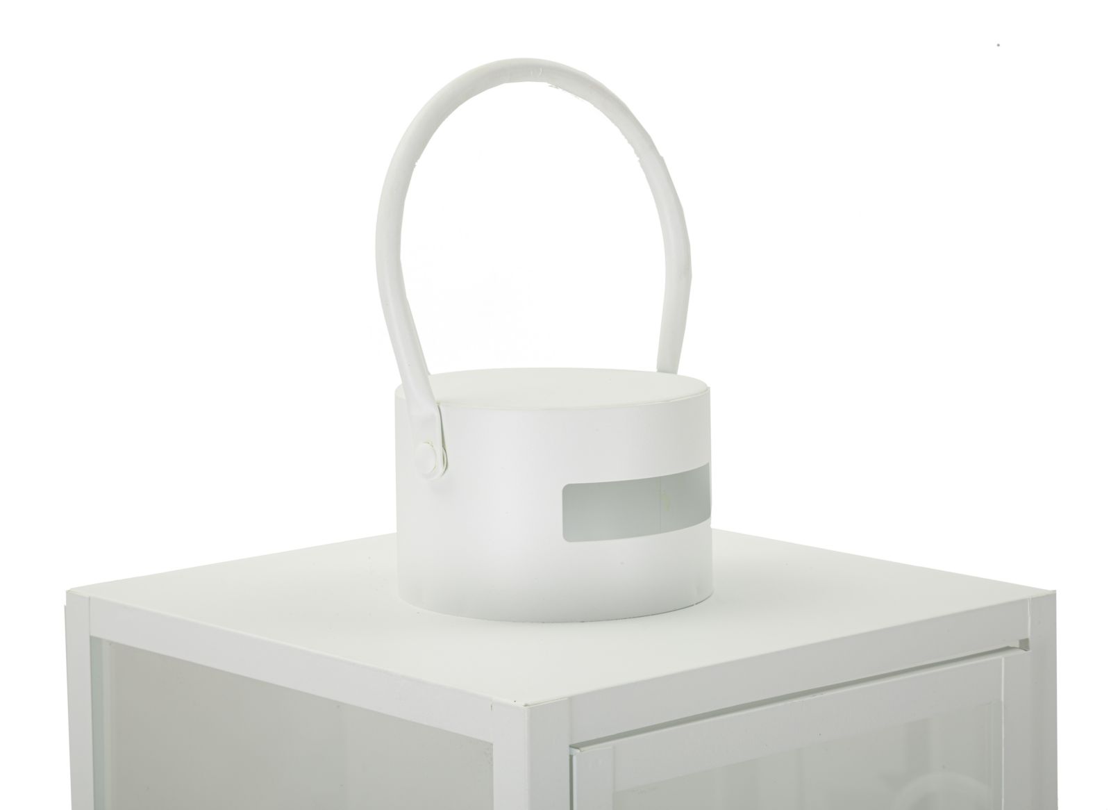LANTERN WHITE SET 3 PCS CM 22X22X66-18X18X49,5-14X14X39 - slika 3