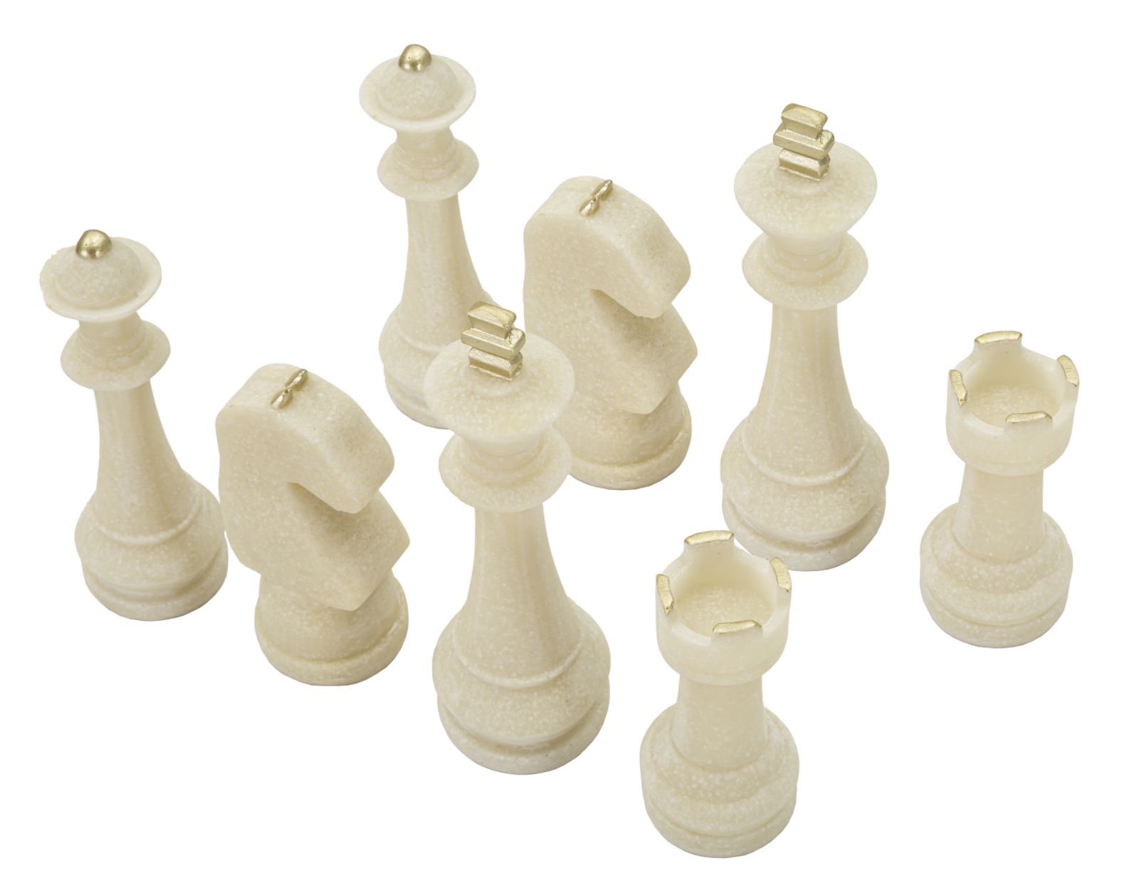 CHESS QUARZY SET 8 PCS ASSORTED CM Ø 4,4X9,2-4,3X13,3-5X16-X4,5X10,3 - slika 6