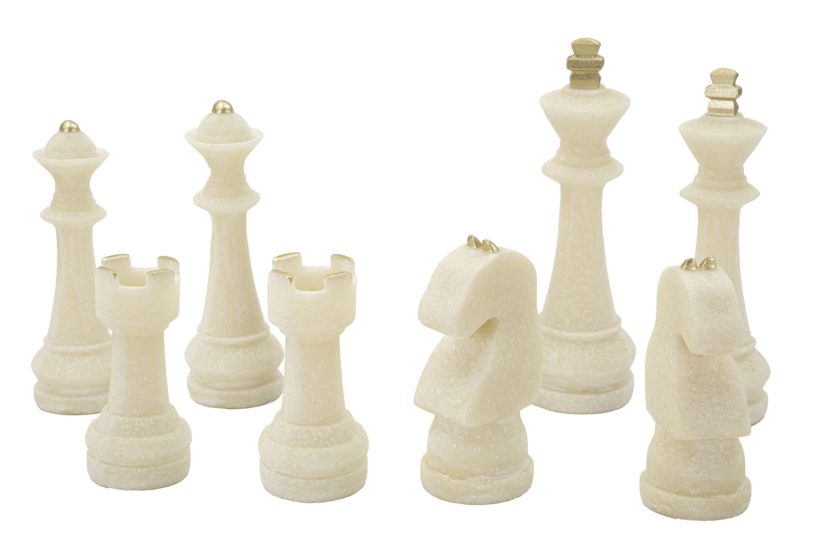 CHESS QUARZY SET 8 PCS ASSORTED CM Ø 4,4X9,2-4,3X13,3-5X16-X4,5X10,3 - slika 7