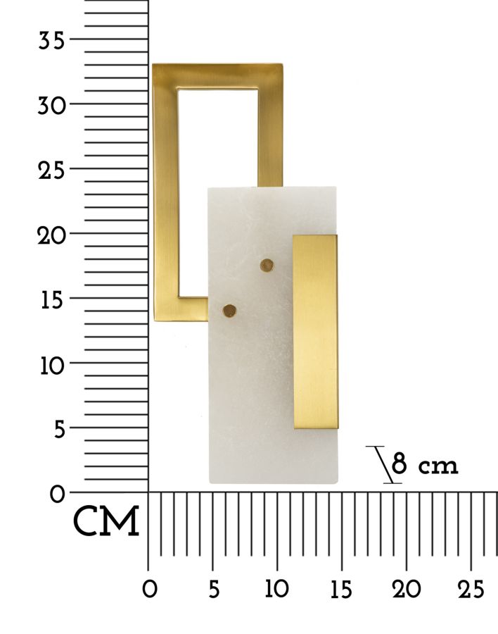 WALL LAMP CUBE CM 15X8X33 - slika 6