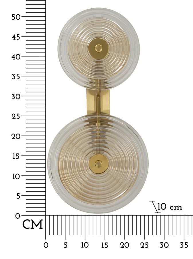 WALL LAMP VENICE CM 25X10X52 - slika 6