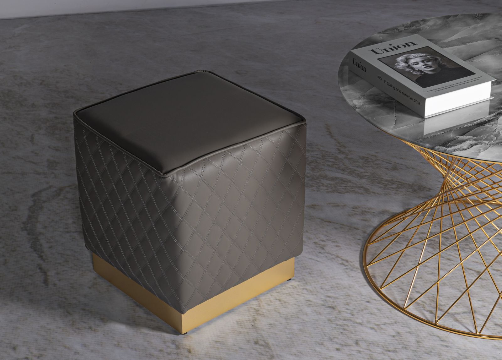 SQUARE STOOL SHARON CM 35X35X38 - slika 6