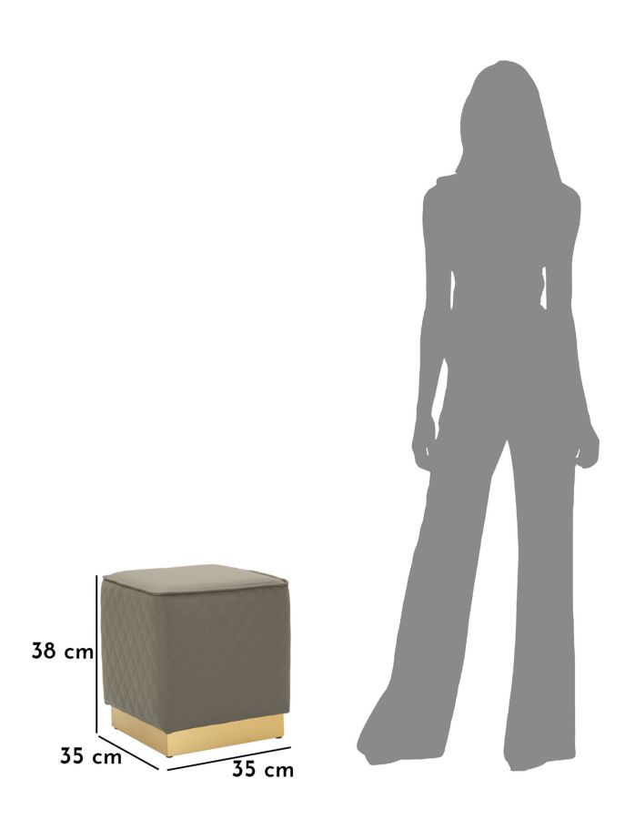 SQUARE STOOL SHARON CM 35X35X38 - slika 7