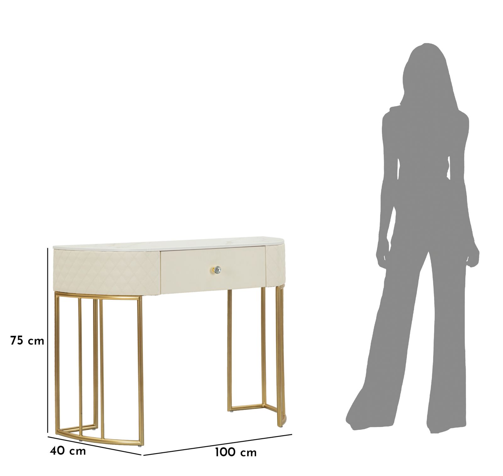 CONSOLE SHARON CM 100X40X75 - slika 10