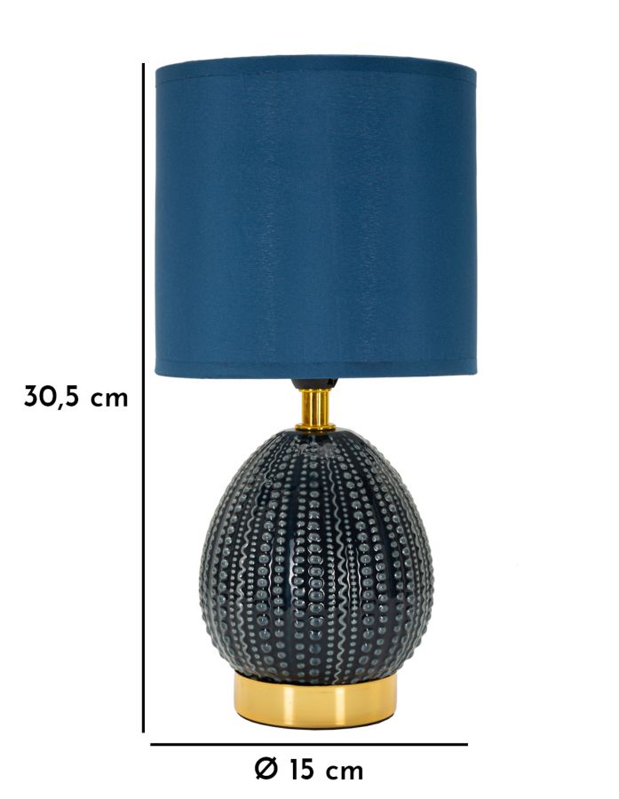 BADSIDE LAMP FLAVI BLUE CM Ø 15X30,5 - slika 6